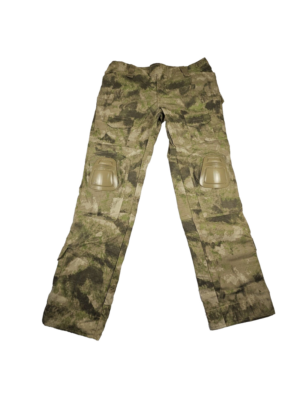 Tactical Camouflage Cargo Pants Mens 2XL Knee Pads Military Camp Hiking Trousers
